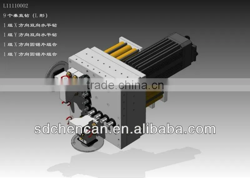 Wood Cabinet ATC CNC Router with drill and saw