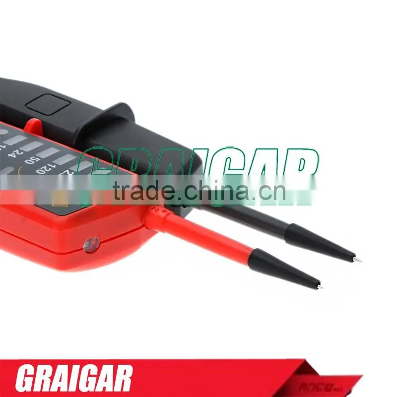 UNI-T UT18A Auto Range Voltmeter Voltage Tester Meter and Continuity Test with LED Indication and No Battery Detection