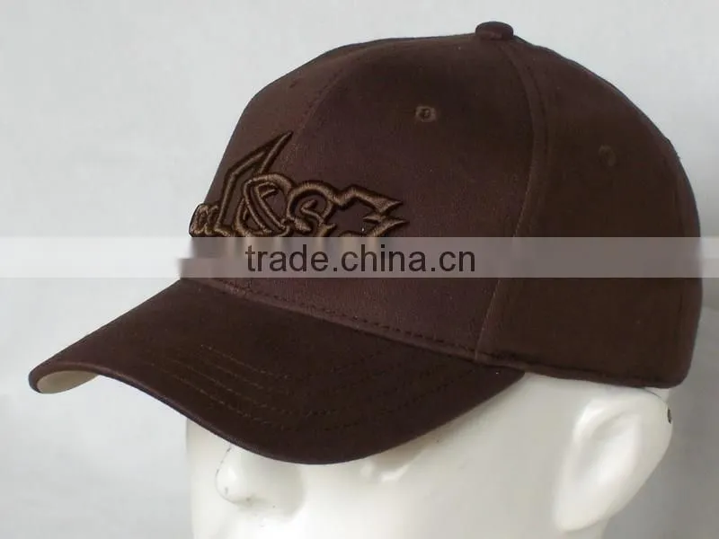 spandex cotton 3D embroidery flex fitted cap