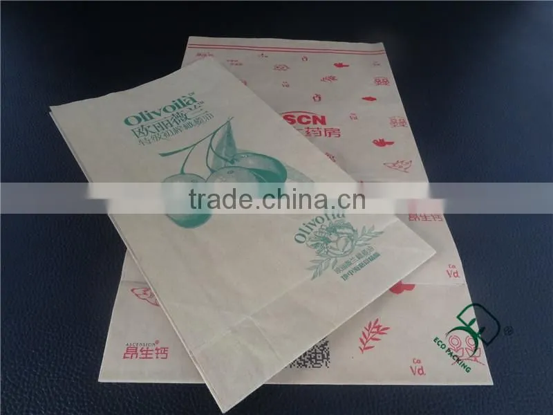 Kraft paper bag for food