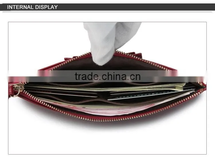 Lining Fabric Wallet Women Leather Wallet Ladies Wallet Wholesale