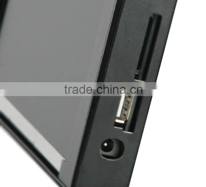Hot sale 8inch full sexy hd video download external buttons digital media player for advertising