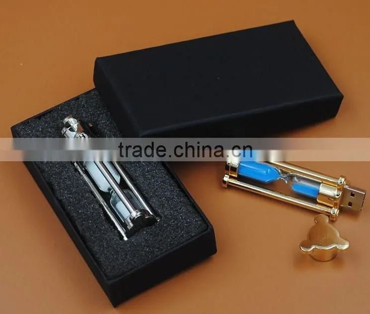 Wholesale nice hourglass shape usb flash drive, metal usb flash drive