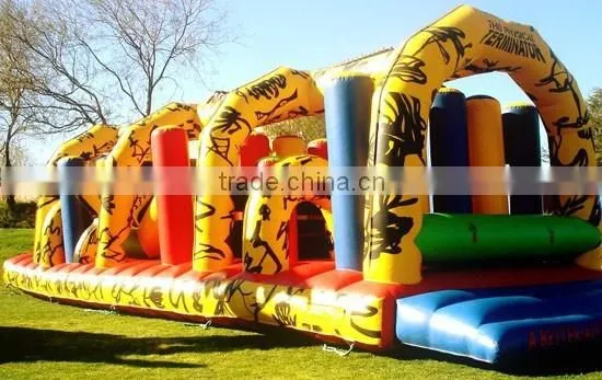 Inflatable Playground Material commercial inflatable obstacle course