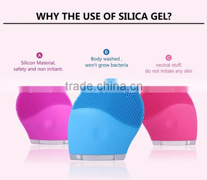 Hot Selling Comfortable Facial Wavebetter Silicon Facial Brush Cleaner