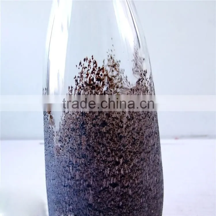 OUBOAO High grade large vase of flower hand blown glass bottles art glass vase