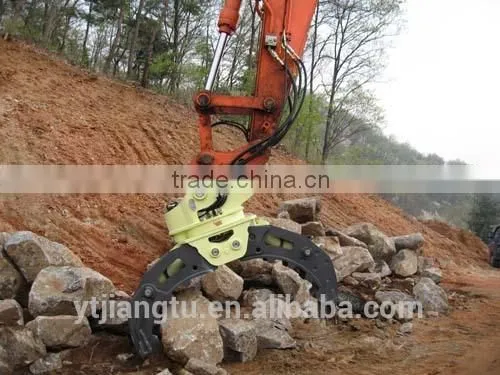 jt-02 rock grapple for excavator made in China ON HOT sale