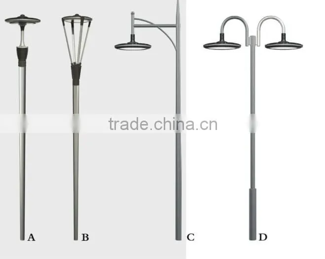 decorative garden light pole outdoor yard lamp pole