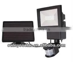 solar lamp outdoor 12 led/ wide angle power led lighting flood/led sensor switch