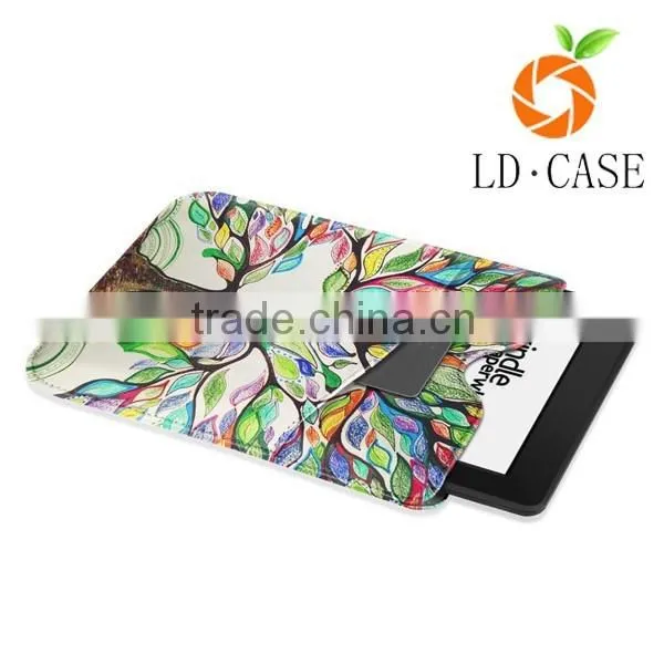 Guangzhou wholesale quality good looking leather case for kindle reader