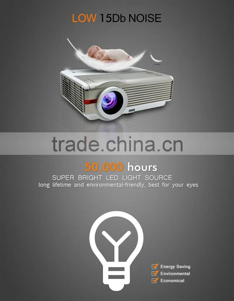 New the beam cheap movie and business 4200 lumens projectors 2016 for tv