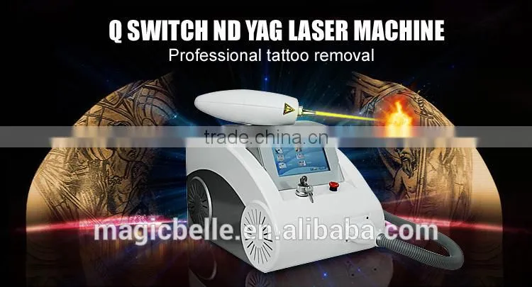 2015 Newest!!!!!!Q switch nd yag tattoo removal laser machine /CE