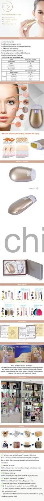 Wonderful japan rf machine for woman