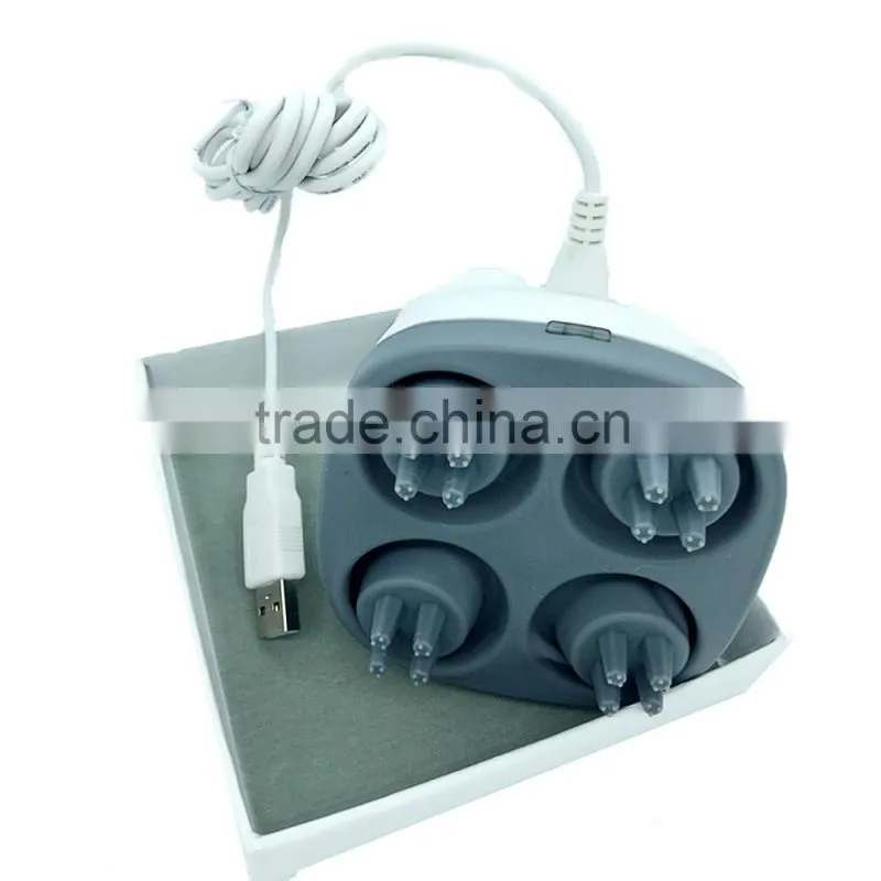 Handheld Mini Electric Hair Scalp Head Massager Vibrating Brush Comb Hair Care Relax Body Massager Massageador