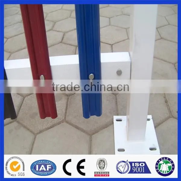 DM powder coated anping factory price steel palisade fence, low price steel palisade