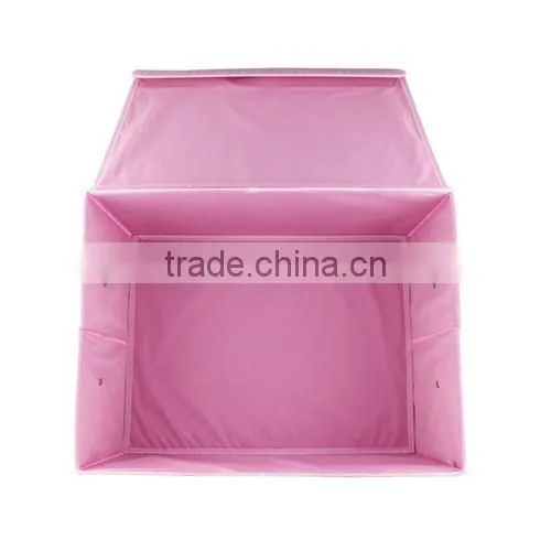 2014 Foldable Oxford Fabric Storage Box, Reusable economic wholesale collapsible badroom organizer(BBHT005)