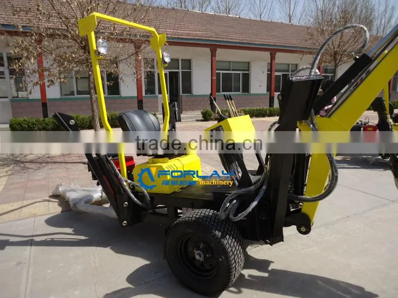 CE mini towable excavator with power