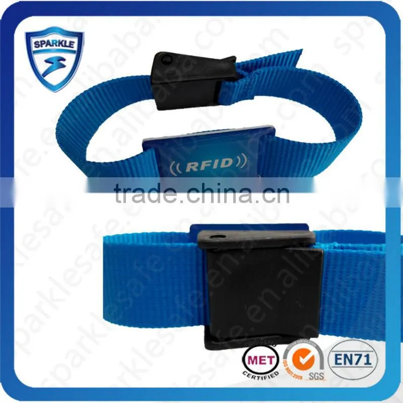 high quality passive 125KHz Nylon RFID Wristband