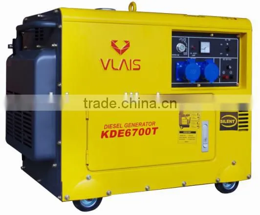 220V-380V super slient and large power 5kw diesel generator Set