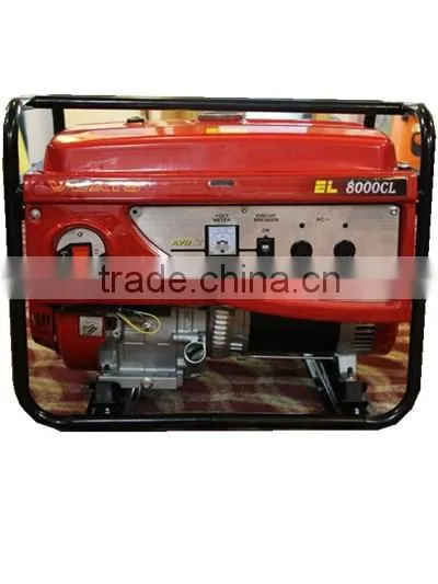 High quantity!VLAIS EC8000 gasoline generator,gasoline generating set made in china
