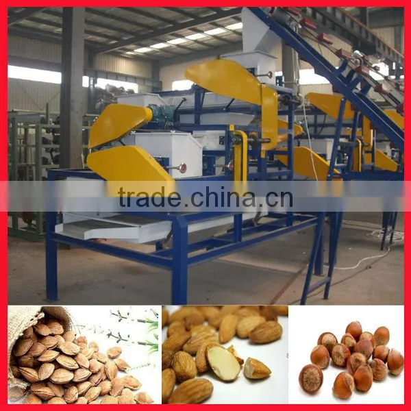 Automatic almond shell and kernel separating machine for sale