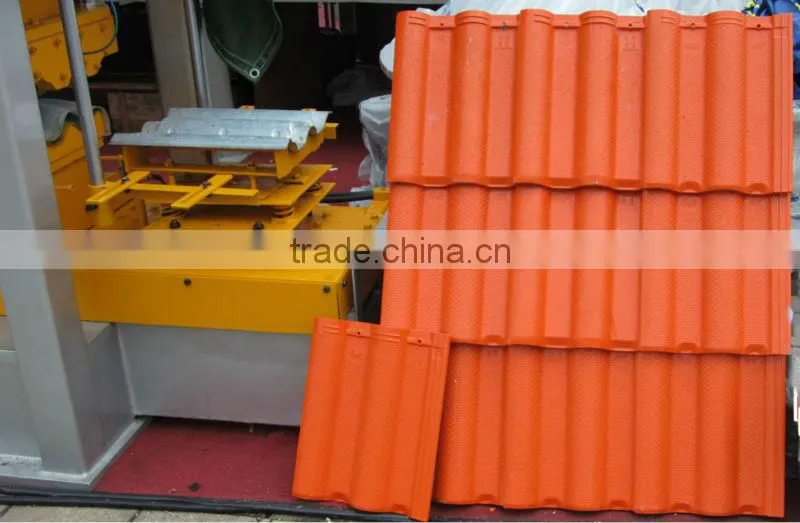 PLC system Concrete Roof Tile Machine