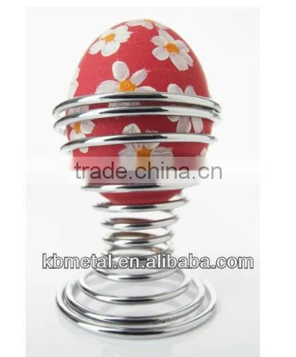 Stainless Steel Spring Shape Egg Holder / Egg Stand / Egg Cups