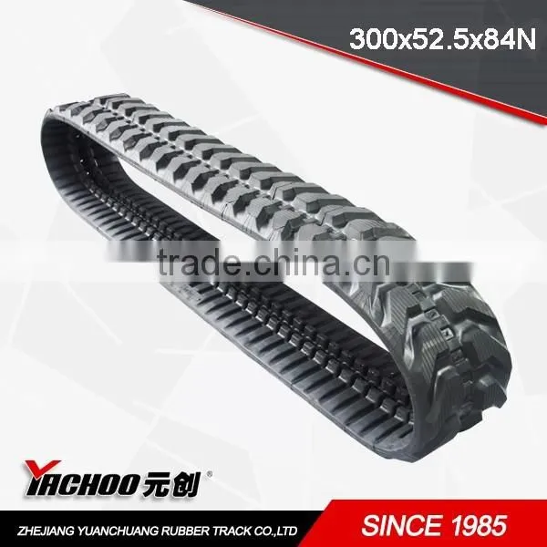 rubber track 300x52.5x84N FOR E35/E35C/E35ZTC RUBBER CRAWLER EXCVATOR TRACK