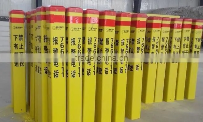 Fiberglass cable lines signs pile manufacture in China