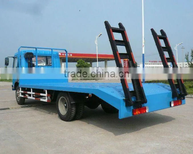 Powerful and durable FAW 4*2 low flatbed truck