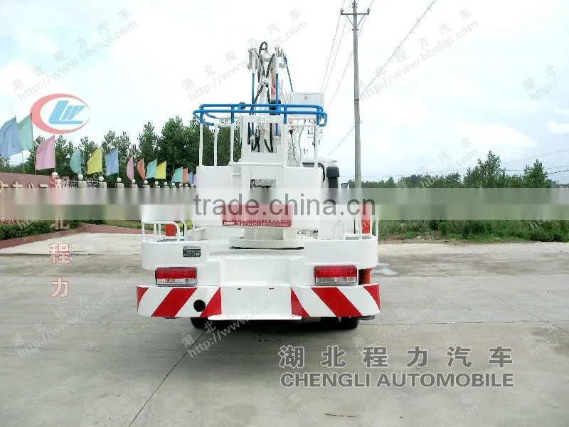 Dongfeng 4*2 telescopic bucket truck for sale