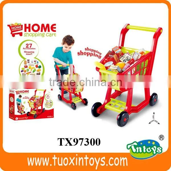 supermarket toy set shopping car shopping trolley