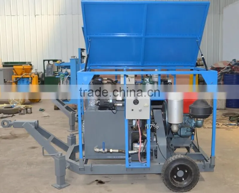 Good performance china hydraulic power unit with water cooling diesel engine