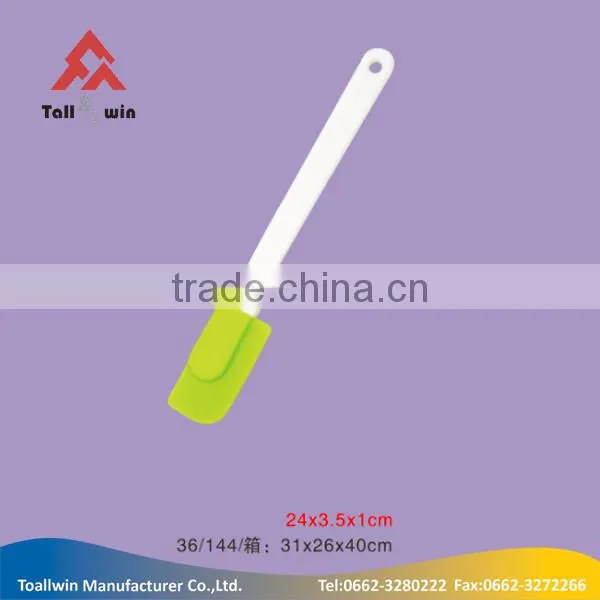 Food grade silicone kitchen utensils/yellow silicone spatula