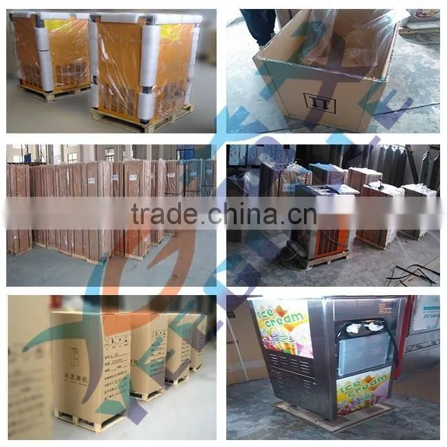 25L commercial 3 flavors table top used italian soft serve ice cream machine