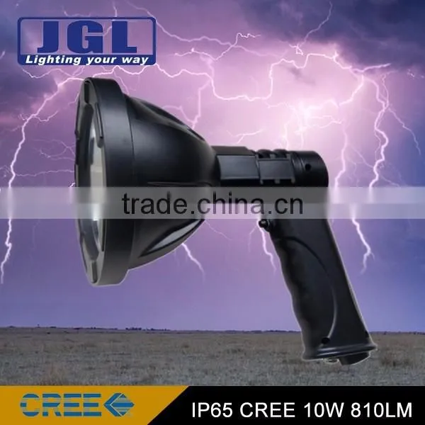 handheld spotlight hunting portable rechargeable led super bright outdoor lighting 10W T61-LED