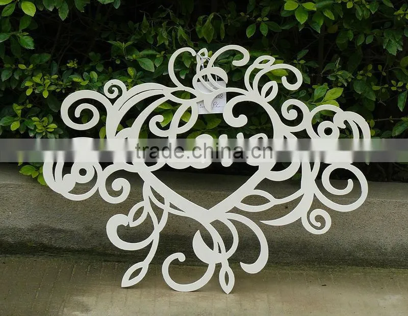 Indoor Antique Metal Wedding Wall Decor