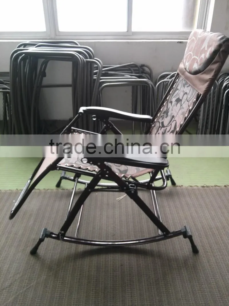 High back modern adjustable rattan chair for outdoor