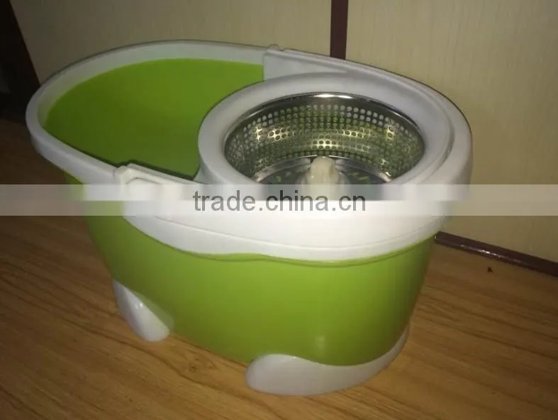 vivinature portable 360 magic spin mop with two wheels