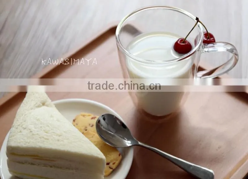 Borosilicate glass with handle Heat resistant glass with handle double wall glass with handle