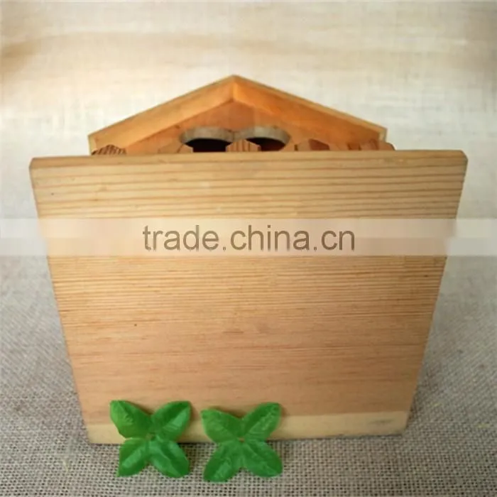 Unfinished cheap kid laser cut wood toys house shape wood toys for kids