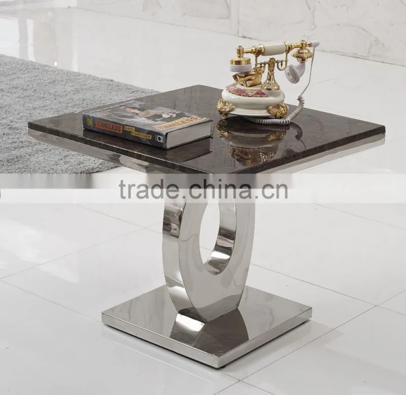 D406 Furniture Stainless Steel Modern Side Table