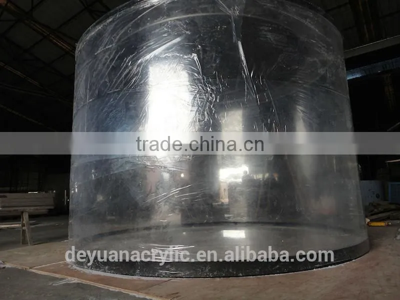 large diameter acrylic tube/round acrylic tube/plexiglass tube
