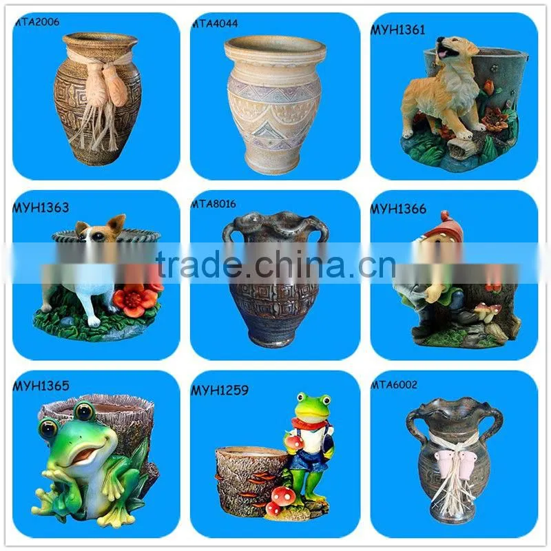 decorative outdoor mini terracotta garden ceramic flower pot stand