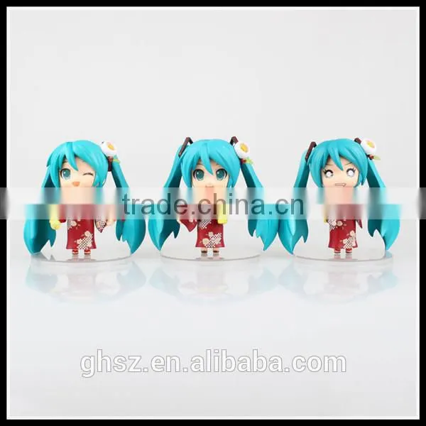Wholesale factory price smile nendoroid yukata hatsune miku model