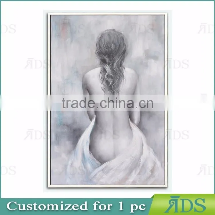 Popular Modern Chinese Girl Nude Oil Painting