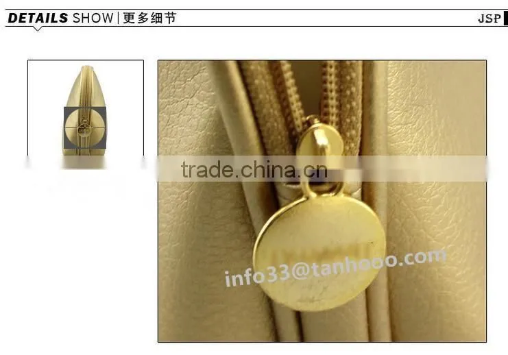 promotion fashional travel leather cosmetic bag