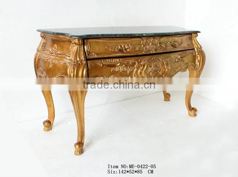 Room Decorative Furniture Marble top plexiglass console table