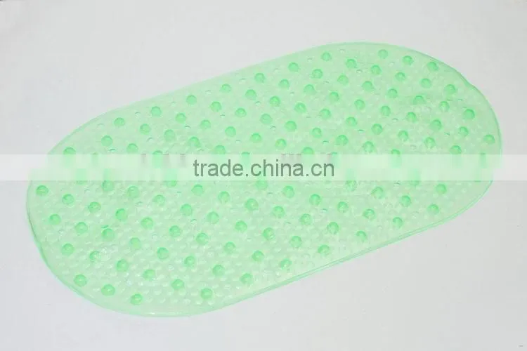 Fashionable non smell pvc-free safe and secure bath mat