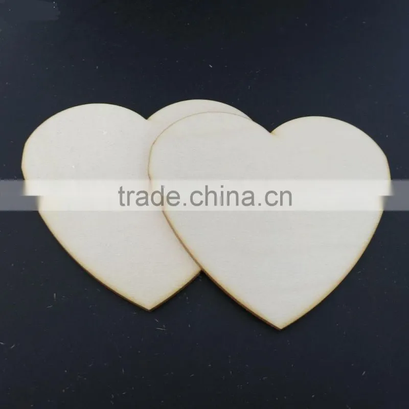 decorative wholesale wood heart shapes,art and crafts